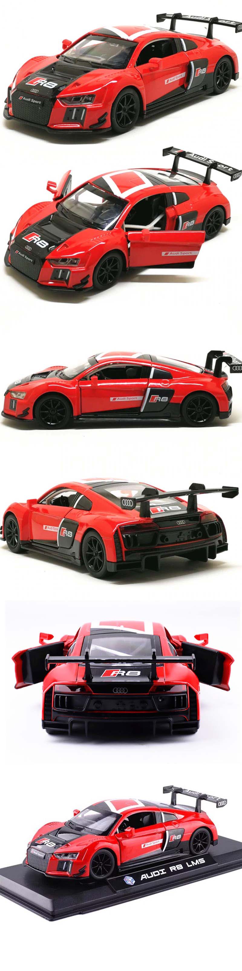 Mô hình Xe Audi R8 LMS Red 1:32